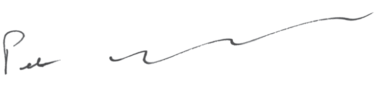 Signature of Peter Woolcott AO