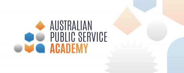 Graphic of the APS Academy logo