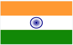 The national flag of India