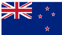The national flag of New Zealand