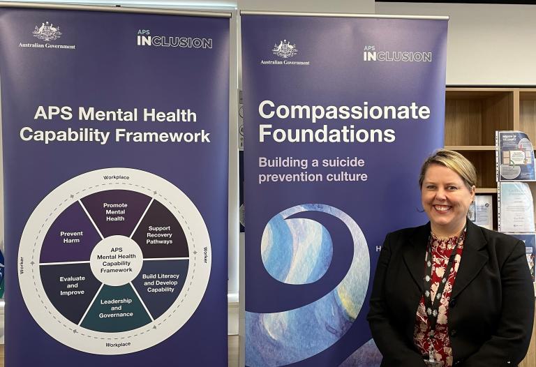 Image of Rachael McMahon, Principal Psychologist and Director of the APS Mental Health and Suicide Prevention Unit