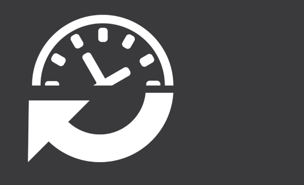Illustration of a clock depicting 'hours worked' 