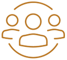 Icon of three people