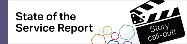 State of the service report, story call out
