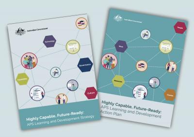 APS Learning and Development Strategy and Action Plan covers
