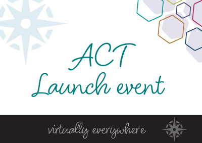 A graphic that says "ACT Launch event - virtually everywhere" advertising the State of the Service Roadshow event