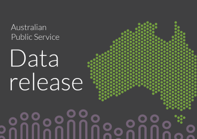 An image tile that says Australian Public Service Data Release