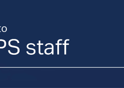 A message to all APS staff