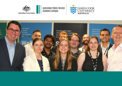 Group shot at the opening of the APS Academy Campus in Townsville