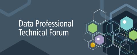 Banner with Data Professional Technical Forum text