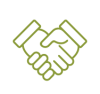 Icon of a handshake